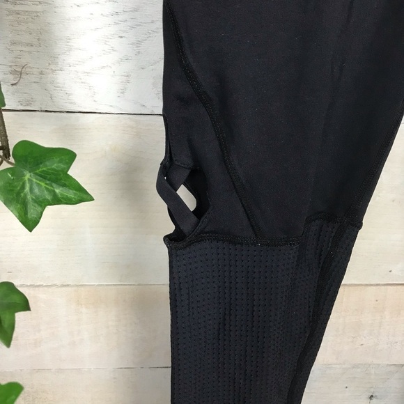 Track & Bliss Black Cut Out Leggings Pants Small - Picture 4 of 8